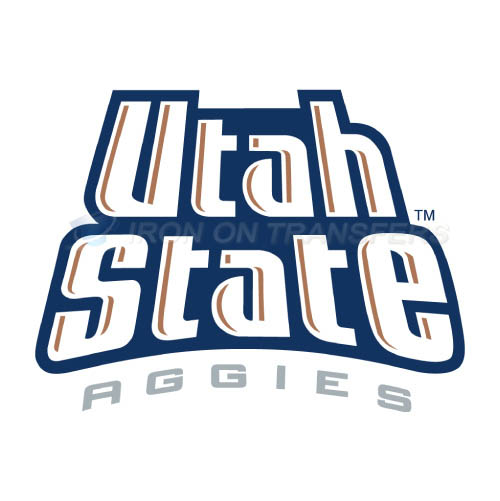 Utah State Aggies Logo T-shirts Iron On Transfers N6745 - Click Image to Close